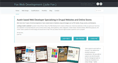 Desktop Screenshot of foxwebdevelopment.com